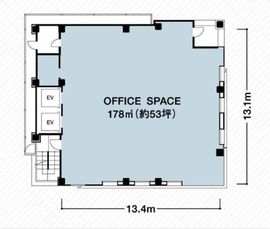 銀座尾張町TOWER 5階 間取り図