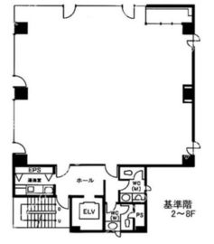 マツシタビル 3階 間取り図