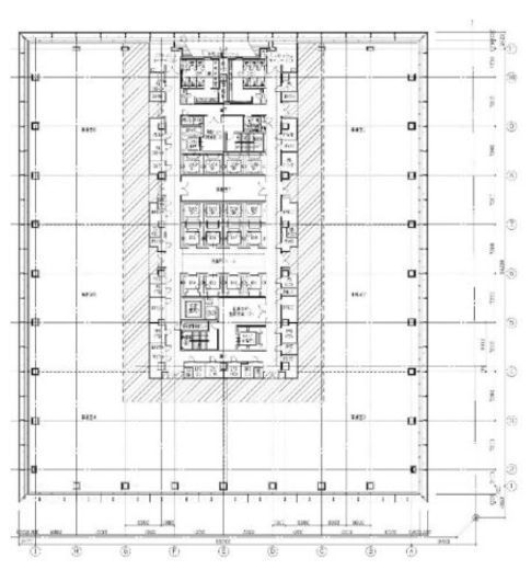 KANDA SQUARE 6階 間取り図