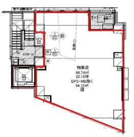 金松堂ビル 1階 間取り図