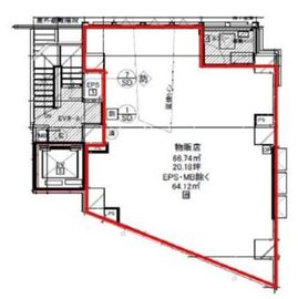 金松堂ビル 2階 間取り図