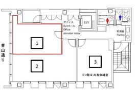 日総第25ビル 4階分割 間取り図