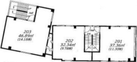 神宮前コート2 202 間取り図