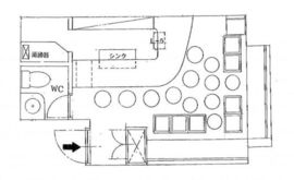 銀座誠和シルバービル 6階B 間取り図