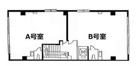 花長ビル 4階B 間取り図