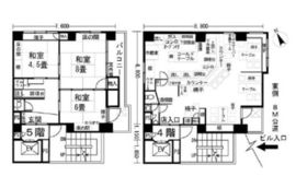 あけぼのビル(店舗) 4-5階 間取り図