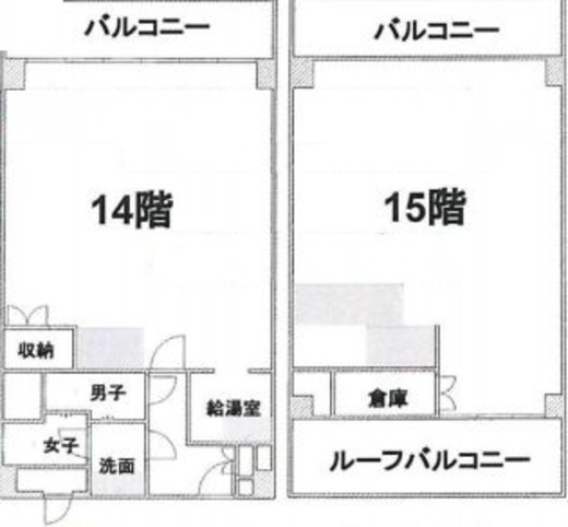 神宮前コーポラス 1403 間取り図