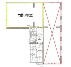 重本ビル 2階B 間取り図