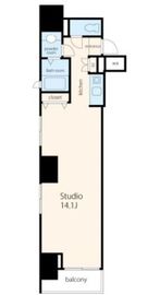 VORT銀座residence 204 間取り図