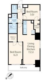 VORT銀座residence 1001 間取り図