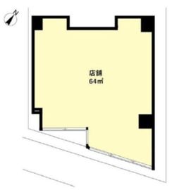 ハナモパレス代々木(店舗・事務所) 0001 間取り図