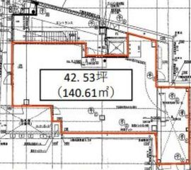 ベルフォーレ麻布 1階店舗 間取り図