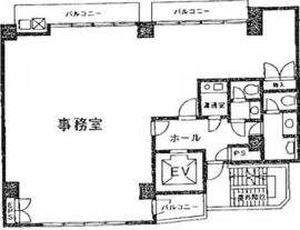 東邦沢口ビル 4階 間取り図