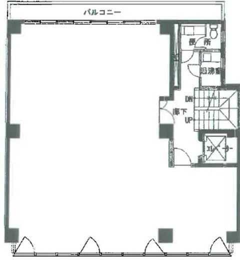 Office22ビル 4階 間取り図