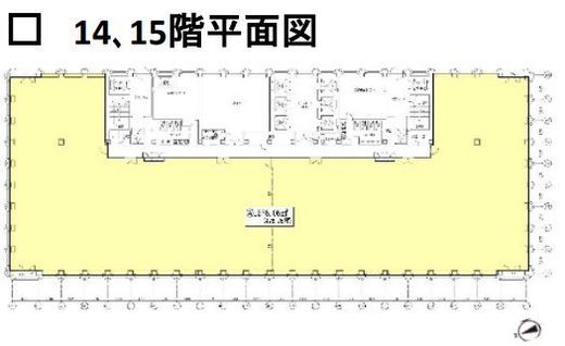 丸の内センタービルディング 14階 間取り図