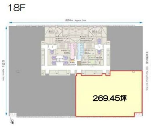 KYOBASHI EDOGRAND（京橋エドグラン） 18階 間取り図