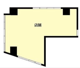 (仮称)港区南麻布2丁目計画(店舗) 1階 間取り図