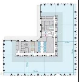 赤坂トラストタワー 6階 間取り図