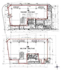 PARKWAY SQUARE 3 1-2階 間取り図