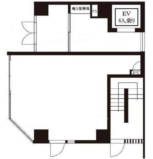 CIOS岩本町ビル 1階 間取り図