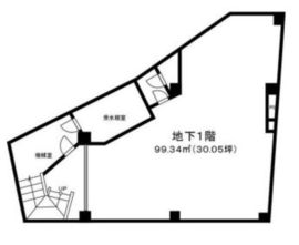 第1園田ビル B1階 間取り図