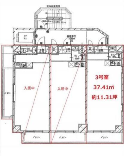 イガリビル 303 間取り図