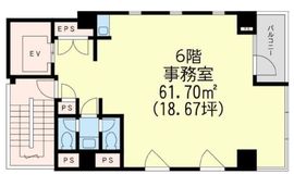 田澤神田ビル 6階 間取り図