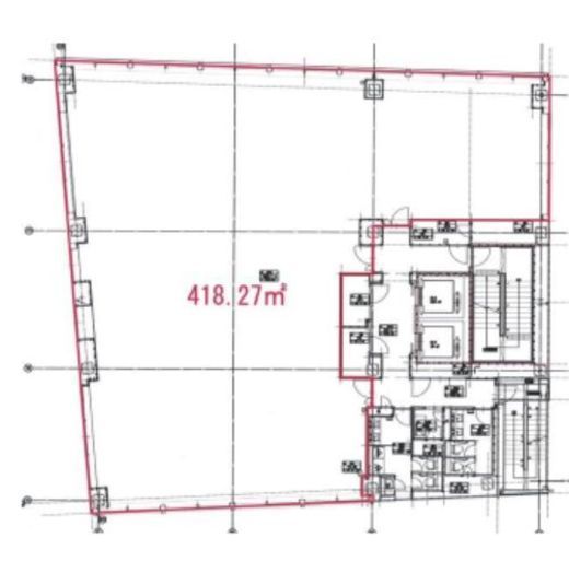 JA東京南新宿ビル 8階 間取り図