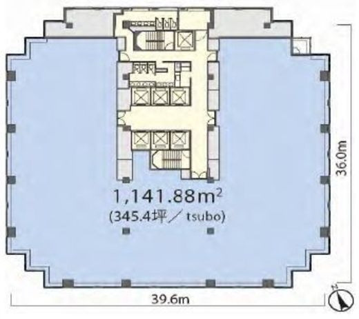 大崎MTビル 11階1 間取り図