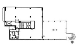 田中駒ビル 7階 間取り図