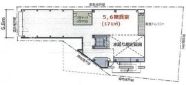 原宿神宮の森 6階 間取り図