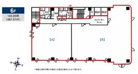 プライム広尾ビル 6階 間取り図