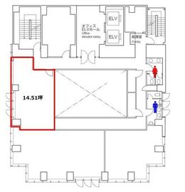 日総第22ビル 9階 間取り図