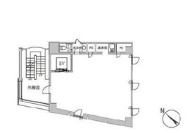 渋谷ふじみビルディング 8階 間取り図
