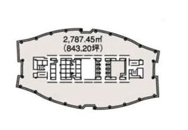 汐留シティセンター 2000 間取り図