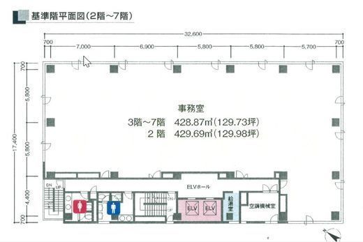 NCO神田紺屋町 5階 間取り図