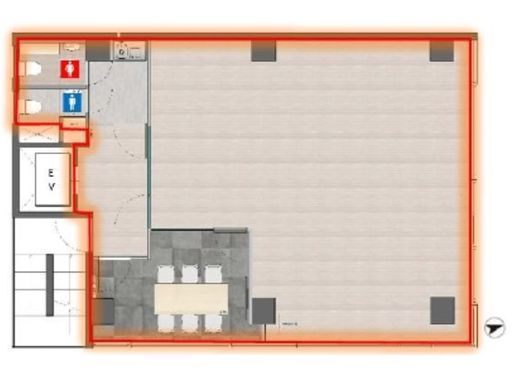 アトリウム恵比寿南一丁目ビル 4階 間取り図
