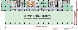 日本橋一丁目三井ビルディング（COREDO日本橋） 1407 間取り図