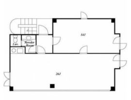 ウエスタ六本木 2階 間取り図