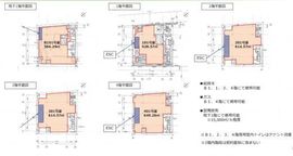 銀座並木通りビル B1階-4階 間取り図