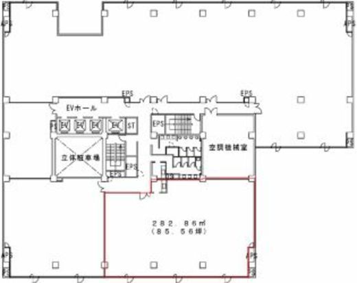 ダイハツニッセイ池袋ビル 2階D 間取り図