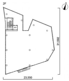 (仮称)池尻大橋プロジェクトA棟 2階 間取り図