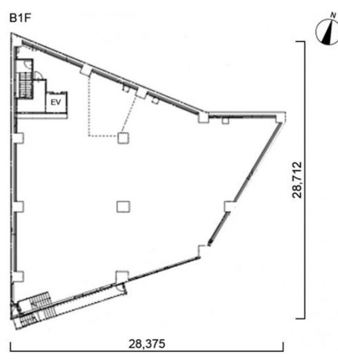 (仮称)池尻大橋プロジェクトA棟 B1階 間取り図