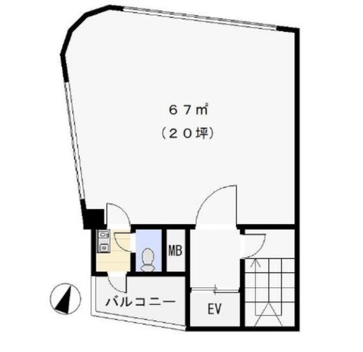 エスティ21 4階 間取り図