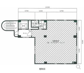 佐藤ビル(大門) 2階 間取り図