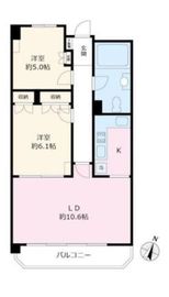 朝日目黒マンション 306 間取り図