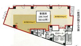 近鉄霞が関ビル 4階 間取り図