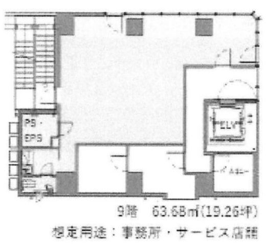 AIBA SHIMBASHI TOWER 9階 間取り図