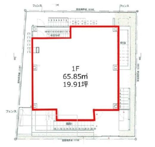 神宮前HAMAYAビル 1階(店舗) 間取り図