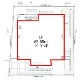 神宮前HAMAYAビル 1階(店舗) 間取り図